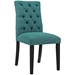 Duchess Dining Chair Fabric Set of 2 - Teal - MOD5130