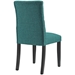 Duchess Dining Chair Fabric Set of 2 - Teal - MOD5130