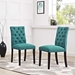 Duchess Dining Chair Fabric Set of 2 - Teal - MOD5130