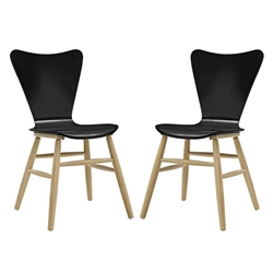 Cascade Dining Chair Set of 2 - Black 