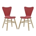 Cascade Dining Chair Set of 2 - Red - MOD5145