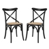 Gear Dining Side Chair Set of 2 - Black