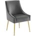 Discern Upholstered Performance Velvet Dining Chair - Gray