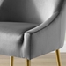 Discern Upholstered Performance Velvet Dining Chair - Gray - MOD5253