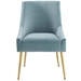 Discern Upholstered Performance Velvet Dining Chair - Light Blue - MOD5254