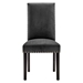 Parcel Performance Velvet Dining Side Chairs - Set of 2 - Charcoal - MOD5756