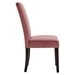 Parcel Performance Velvet Dining Side Chairs - Set of 2 - Dusty Rose - MOD5758