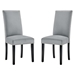 Parcel Performance Velvet Dining Side Chairs - Set of 2 - Light Gray - MOD5759