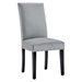 Parcel Performance Velvet Dining Side Chairs - Set of 2 - Light Gray - MOD5759