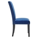 Parcel Performance Velvet Dining Side Chairs - Set of 2 - Navy - MOD5761