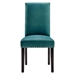 Parcel Performance Velvet Dining Side Chairs - Set of 2 - Teal - MOD5763