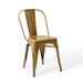 Promenade Bistro Dining Side Chair Set of 2 - Gold - MOD5953