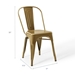 Promenade Bistro Dining Side Chair Set of 2 - Gold - MOD5953