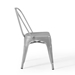 Promenade Bistro Dining Side Chair Set of 2 - Silver - MOD5955