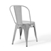 Promenade Bistro Dining Side Chair Set of 2 - Silver - MOD5955