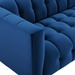 Mesmer Channel Tufted Button Performance Velvet Sofa - Navy - MOD6005