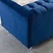 Mesmer Channel Tufted Button Performance Velvet Sofa - Navy - MOD6005