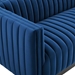 Conjure Channel Tufted Velvet Sofa - Navy - MOD6017