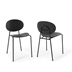 Palette Dining Side Chair Set of 2 - Black