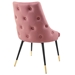 Adorn Tufted Performance Velvet Dining Side Chair - Dusty Rose - MOD6096