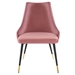 Adorn Tufted Performance Velvet Dining Side Chair - Dusty Rose - MOD6096