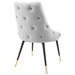 Adorn Tufted Performance Velvet Dining Side Chair - Light Gray - MOD6100