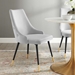 Adorn Tufted Performance Velvet Dining Side Chair - Light Gray - MOD6100