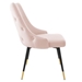 Adorn Tufted Performance Velvet Dining Side Chair - Pink - MOD6104