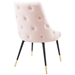 Adorn Tufted Performance Velvet Dining Side Chair - Pink - MOD6104