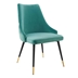 Adorn Tufted Performance Velvet Dining Side Chair - Teal