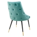 Adorn Tufted Performance Velvet Dining Side Chair - Teal - MOD6105