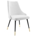 Adorn Tufted Performance Velvet Dining Side Chair - White