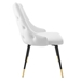 Adorn Tufted Performance Velvet Dining Side Chair - White - MOD6106