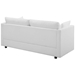 Activate Upholstered Fabric Sofa and Armchair Set - White - MOD6494