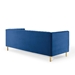 Shift Channel Tufted Performance Velvet Sofa - Navy - MOD6668