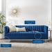 Shift Channel Tufted Performance Velvet Sofa - Navy - MOD6668