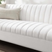 Shift Channel Tufted Performance Velvet Sofa - White - MOD6670