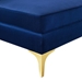 Triumph Channel Tufted Performance Velvet Loveseat - Navy - MOD7006