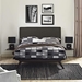 Tracy 3 Piece Queen Bedroom Set A - Cappuccino Brown - MOD7155