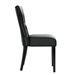 Silhouette Dining Vinyl Side Chair - Black - MOD7303