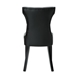 Silhouette Dining Vinyl Side Chair - Black - MOD7303