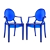 Casper Dining Armchairs Set of 2 - Blue