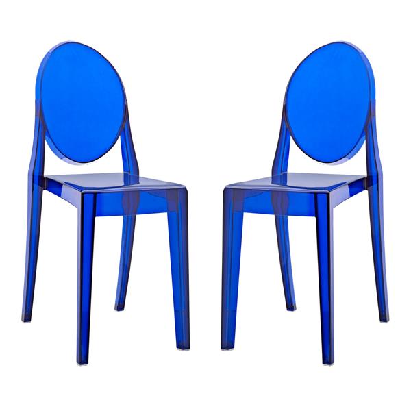 Casper Dining Chairs Set of 2 - Blue 