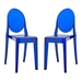 Casper Dining Chairs Set of 2 - Blue - MOD7334