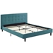 Linnea Queen Fabric Bed - Teal - MOD7703