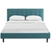 Linnea Queen Fabric Bed - Teal - MOD7703