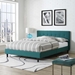 Linnea Queen Fabric Bed - Teal - MOD7703