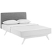 Tracy King Bed - White Gray - MOD7828