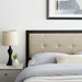 Teagan Tufted Twin Headboard - Black Beige - MOD8579