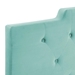 Juliet Tufted Twin Performance Velvet Headboard - Mint - MOD8623